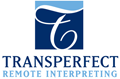 TransPerfect Remote Interpreting logo