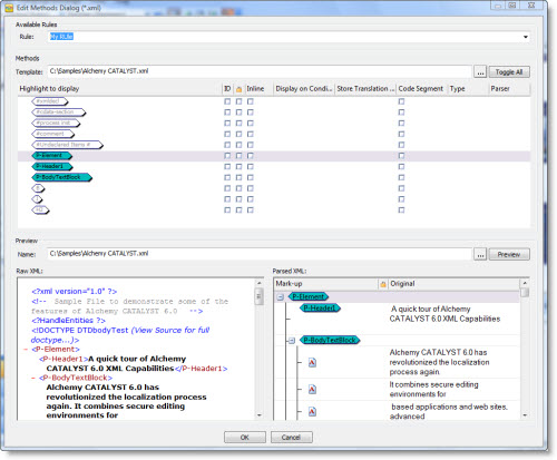 Alchemy PUBLISHER Conditional and Multi-lingual XML Support screenshot