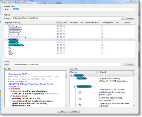 Alchemy PUBLISHER Conditional and Multi-lingual XML Support screenshot