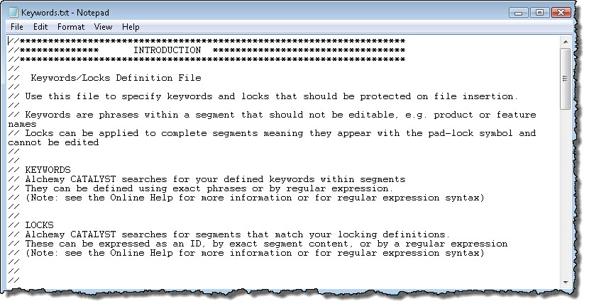 Apply Locks And Keywords Apply Locks And Keywords