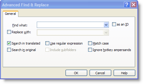 Advanced Find & Replace